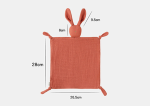 Couverture de sécurité en mousseline de coton pour bébé, motif <span class=keywords><strong>lapin</strong></span>, douce et respirante, cadeau unique pour nouveau-nés, garçons et filles - Product Image 6