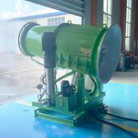Livraison Gratuite Canon à Brouillard en Acier Duplex 2507 de 80 Mètres pour Usine Chimique Environnement de Pulvérisation de Sel
