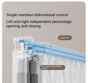 Binario per tenda scorrevole per la privacy, robusto in alluminio per patii e balconi - Product Image 5
