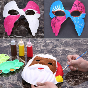 Máscara <span class=keywords><strong>de</strong></span> gato DIY pintable Cosplay horror prop accesorios máscara <span class=keywords><strong>de</strong></span> papel máscara <span class=keywords><strong>de</strong></span> fiesta <span class=keywords><strong>de</strong></span> gato cara mascarada disfraz mascaras <span class=keywords><strong>de</strong></span> Halloween - Product Image 2