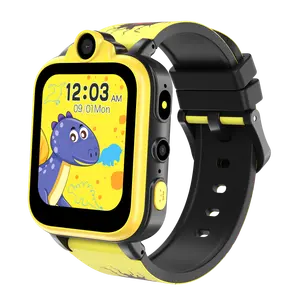 2022趋势产品便捷Xt23智能手表硅带呼叫SOS家长控制儿童游戏手表