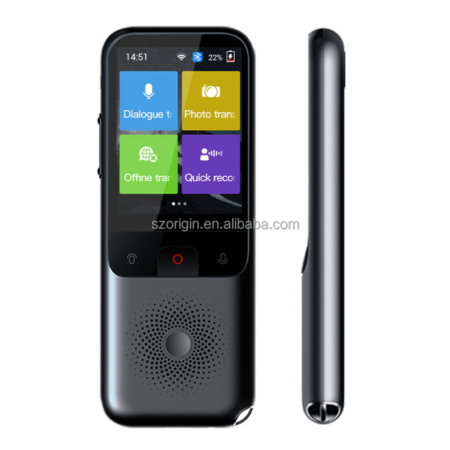 T11 137 Language Smart AI Voice Translator Device for Business Travel Interpretation Wireless Offline Photo Instant Translator