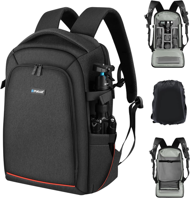 Camera Backpack, DSLR/SLR/Mirrorless Photography Camera Bag 15-16 Inch Waterproof Hardshell Case