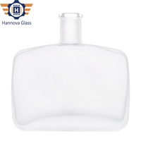 Luxus 700ml Frosted Square Glasflasche mit einer extra schweren Basis für Premium Vodka Gin Whisky und Liquor Spirits
