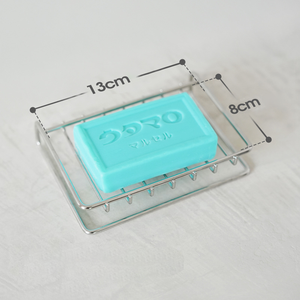 Jabonera de acero inoxidable de doble nivel moderna, desagüe de almacenamiento de baño para limpiar herramientas de <span class=keywords><strong>ducha</strong></span> y vajilla, soporte de Metal - Product Image 6