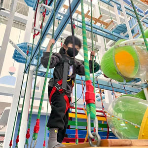 One-Stop Service Custom Kids Play Center Jump Park Indoor Playground Equipment Children's <strong>Ball</strong> Park Games with Rope Course - Product Image 2