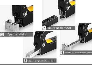 Mini <span class=keywords><strong>grapadora</strong></span> hecha a mano, pistola de grapas personalizada a granel - Product Image 4
