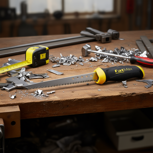 Sierra de mano universal FatMax de 12 pulgadas con hoja de acero y borde dentado para cortar metal y madera - Product Image 3