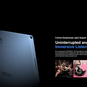 Dual 4G DOOGEE T10 Plus <b>Tablet</b> PC <b>10</b>.51" IPS Display 8GB+256GB 8250mAh 7.4mm Metal Body Hi-Res Quad Stereo Speakers - Product Image 6