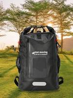 Tas Ransel Tahan Air Mengapung di Air untuk Aktivitas Luar Ruangan dengan Jahitan Frekuensi Tinggi dan Segel Gulung untuk Berperahu, Berenang, Trekking Sungai, Ringan