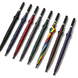 Promotional Gift Custom logo 27inch <b>Windproof</b> Waterproof Stick Branded 8k Golf <b>Umbrella</b> Double Layer Golf <b>Umbrella</b> - Product Image 4