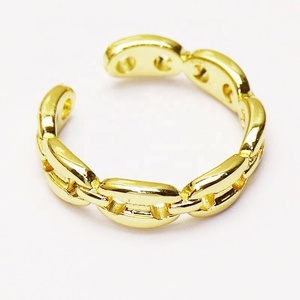 Bagues tendance plaquées or 18 carats avec zirconiums en grappe et design enveloppant pour femme - Accessoires de bijoux cadeaux - Product Image 2