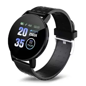 Bluetooth montre intelligente hommes femmes 119plus tension artérielle moniteur de fréquence cardiaque Sport Smartwatch musique Fitness Tracker