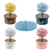 Kit de chimie d'arbre de cristal magique personnalisé kit éducatif d'expérimentation scientifique de cristal en croissance pour les élèves du primaire