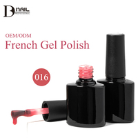 Vernis Gel UV LED Semi-Permanent BD French pour Ongles – Couleurs Variées, Bouteille Liquide à Tremper pour Salons de Manucure