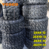 Pneu tout-terrain Premium 24x8-11 à haute teneur en caoutchouc, à plis diagonaux, toutes saisons, certifié DOT ECE ISO pour VTT et UTV