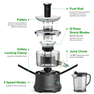 <span class=keywords><strong>Precio</strong></span> al por mayor Electrodomésticos de cocina Potente <span class=keywords><strong>extractor</strong></span> de jugo centrífugo eléctrico Exprimidor centrífugo - Product Image 5