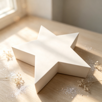 Boîte de calendrier de l'avent en forme d'étoile irrégulière haut de gamme, écologique, personnalisée OEM, avec 24 compartiments, boîte cadeau de soins de la peau pour les fêtes de l'avent