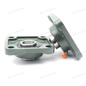 주철 방수 그리스 윤활 F208 4볼트 플랜지 내부 구형 UELF208DI 필로우 블록 베어링 P5 정밀도 250C - Product Image 5