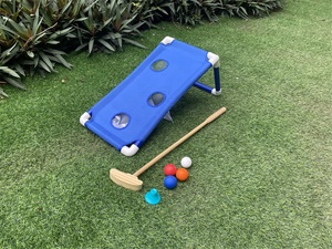 Tapis de golf extérieur et intérieur Tour Backyard Golf frapper cible Cornhole jeu de <span class=keywords><strong>croquet</strong></span> - Product Image 2