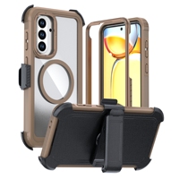 Étui de protection intégrale 360° antichoc robuste Defender pour Samsung A56 5G avec coque magnétique