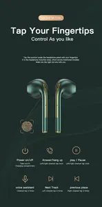 Baru Tahan Air Suara Sempurna Bt 5.0 Headset J18 Benar Tws Nirkabel Earbud Earphone Stereo Sport Earbud In-Ear Earbud
