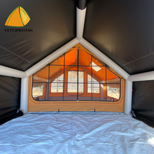 Carpa Inflable para Acampar al Aire Libre de <span class=keywords><strong>9</strong></span> + <span class=keywords><strong>9</strong></span>.5 m², de Algodón/Tela Oxford, Impermeable, Resistente al Viento y Fácil de Instalar - Product Image 2