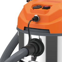 Aspirateur eau et poussière 1380W avec réservoir de 12L, forte aspiration pour le nettoyage des sols, tapis, canapés et tissus d'ameublement R.8737