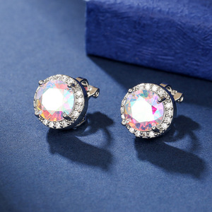 Wholesale Trendy Iced Out Zircon <strong>Clip</strong> <strong>On</strong> <strong>Earrings</strong> Non Pierced <strong>Earring</strong> Jewelry For Kids Girls <strong>Women</strong> Men - Product Image 3