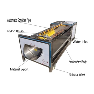 In Stock Electric Stainless Steel Cassava Washing and Peeling Machine - Product Image 2