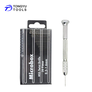 20 cái 0.3-1.6 mét <span class=keywords><strong>Mini</strong></span> khoan <span class=keywords><strong>Bit</strong></span> <span class=keywords><strong>Set</strong></span> với pin Vise khoan tay, Hss nhỏ <span class=keywords><strong>Micro</strong></span> Twist <span class=keywords><strong>bit</strong></span> cho PCB đồ trang sức mô hình thủ công gỗ nhựa - Product Image 1