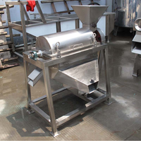 Machine à pulper les fruits et légumes en acier inoxydable, machine à pulper les tomates
