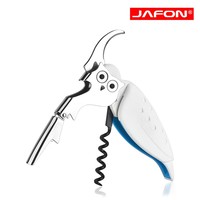 Tire-bouchon en forme de hibou en acier inoxydable, ouvre-bouteille à double charnière pour bar, restaurant, maison