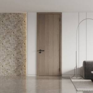 Prix de volume unique vue complète qui sont des portes en bois insonorisées classiques en bois de chambre d'hôtel - Product Image 1