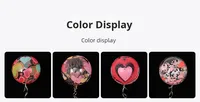 Ballons Bobo Bulle TPU Rond Transparent pour la Saint-Valentin avec Motif Coeur 20 Pouces Confession Party Atmosphère Fournitures