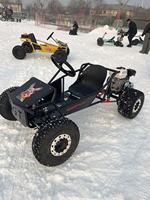 Go Kart Profesional de 212cc, 4 Tiempos, a Gasolina, 70km/h, Todoterreno, para Adultos, con Frenos Hidráulicos Duraderos y Construcción Metálica