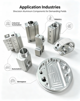 Bloc de soupapes hydrauliques en alliage d'aluminium usiné CNC sur mesure, service OEM