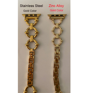 Correa ajustable de acero inoxidable con eslabones en <span class=keywords><strong>O</strong></span> para mujer para <span class=keywords><strong>Apple</strong></span> <span class=keywords><strong>Watch</strong></span> - Product Image 3