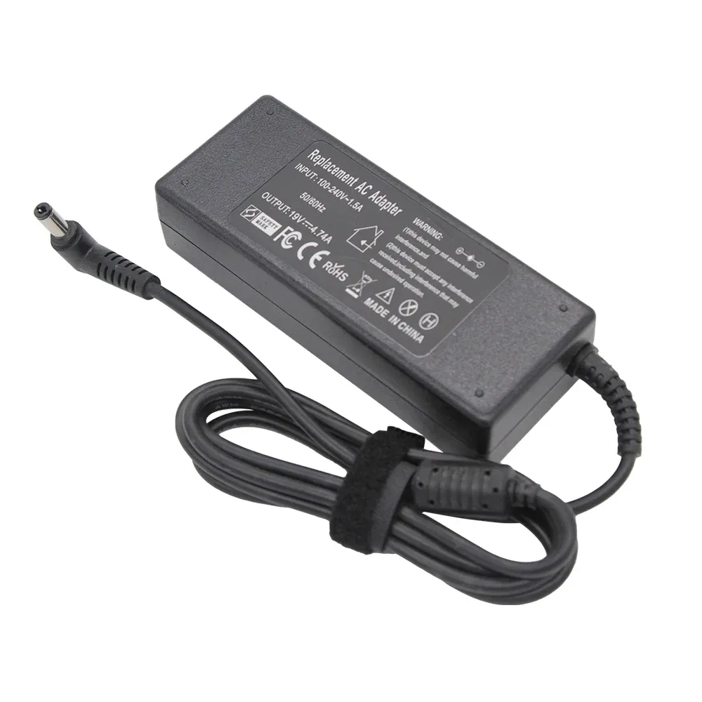 19V 90 90W AC Laptop şarj cihazı için HP Dell Toshiba IBM Lenovo Acer ASUS Samsung Sony Fujitsu ağ geçidi dizüstü güç adaptörü