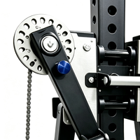 Appareil d'entraînement latéral de type aile pour montage sur rack, accessoire multifonctionnel pour l'entraînement des épaules pour Power Cage