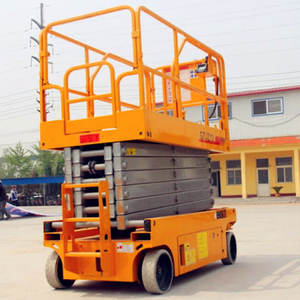 Elevador de tijera autopropulsado para elevador de tijera aéreo de 420kg 14m 16m Elevador de tijera de altura de trabajo - Product Image 3