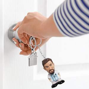 Llaveros Personalizados con Figuras de Jugadores de Fútbol, Crea un Llavero con Tu Logotipo, Llaveros Personalizados de PVC en 2D/3D - Product Image 6