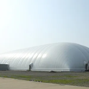 Membrana inflada de ar para campo de futebol Estrutura com suporte de ar Cúpula de ar