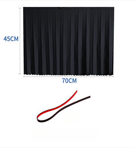 Car Curtain Fabric Sunscreen Insulation Sunshade Magnetic Sunshade Curtain Body <b>Kit</b> Universal For All <b>Models</b> Car Accessories - Product Image 4