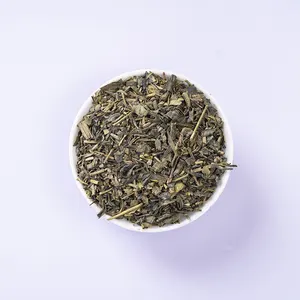 Chine thé vert 9366 Maroc thé en vrac feuilles prix usine 25g emballage Afrique thé vert
