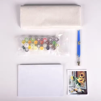 Kits de peinture numérique DIY amusants et uniques, design contemporain, dernières tendances, motifs colorés personnalisés, peinture par numéros pour toile de portrait, 24