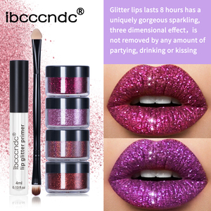 Set de Lápiz Labial Vegano, Resistente al Agua, con Brillo Mineral, Diamante y Perla, Libre de Crueldad Animal, Larga Duración - Product Image 3