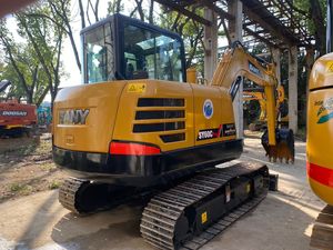 รถขุดขนาดเล็ก SY60C PRO มือสอง 6 ตัน รถขุดตีนตะขาบขนาดเล็ก เครื่องยนต์ Kubota สำหรับงานก่อสร้างและจัดสวน - Product Image 2