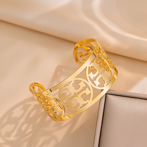 Pulsera <span class=keywords><strong>de</strong></span> <span class=keywords><strong>Diseño</strong></span> en Acero Inoxidable 304 <span class=keywords><strong>de</strong></span> <span class=keywords><strong>Alta</strong></span> Calidad, Chapada en Oro <span class=keywords><strong>de</strong></span> 18K, Venta al Por Mayor - Product Image 4