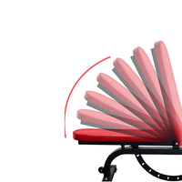 Banc Commercial en série inclinée, banc d'exercice plat réglable et pliable, haltère assis, support de poids